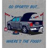 Go Sports! But Where's the Food? Adult Long Sleeve Hoodie - 2 of 2