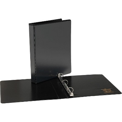 HITOUCH BUSINESS SERVICES Simply Economy 1/2" 3-Ring View Binders Black 12/Carton 23738/21683