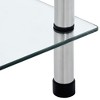 vidaXL Shelf Transparent Tempered Glass Medium Display Shelf - Transparent 63" - 4 of 4