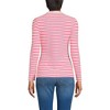 Lands' End Women's Polished Rib Tie Henley Top - 2 of 4