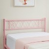 Bed Frame, Metal Bed Frame with Headboard and Footboard, Heavy Duty Noise Free Platform Bed Frame with Strong Slats Support, Under Bed Storage - 4 of 4