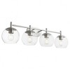 Quorum Lighting Lyon 4 - Light Vanity in  Satin Nickel - 3 of 3