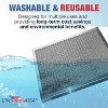 LifeSupplyUSA Aluminum Electrostatic Air Filter Replacement Washable Air PurifierA/C Filter for Central HVAC MERV 8 Long-Lasting - 4 of 4