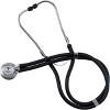 MABIS Stethoscope Sprague Rappaport 5 in 1 for Heart Sounds and Murmurs, 5 Interchangeable Chest Pieces, 3 Bells and 2 Diaphragms, 22 Inch Y Tubing - 2 of 3