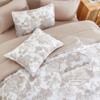 BAGOKIE 7 PCS Bed in a Bag Flower Reversible Comforter with Sheets Bedding Set - 3 of 4