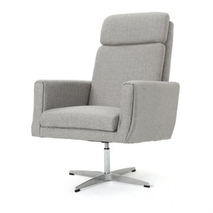 Horatia Modern Swivel Accent Chair Gray - Christopher Knight Home