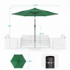 Sonkuki 7.5 ft Outdoor Patio Market Umbrella w/ Crank, Push Button Tilt,  UV-Resistant Canopy - 2 of 4
