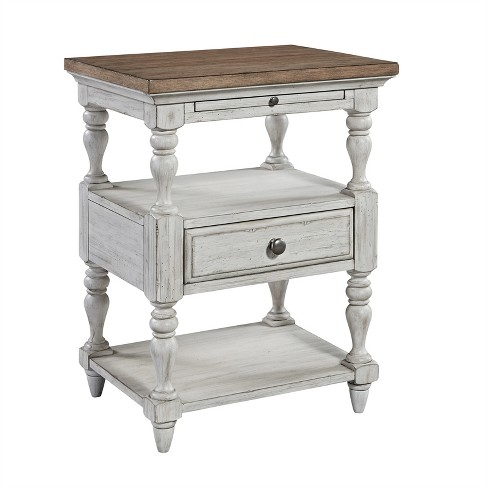 1 Drawer Night Stand In White Liberty Furniture Target