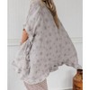 Women's Petal Glow Embroidered Duster - Easel - 3 of 4