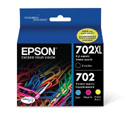 Epson 273 Black, C/m/y 4pk Combo Ink Cartridges - Black Cyan, Magenta ...