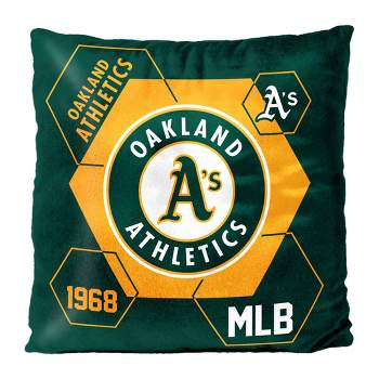 MLB Oakland Athletics Connector Velvet Reverse Pillow
