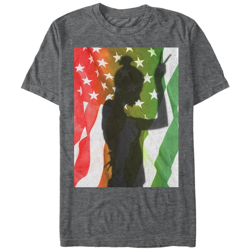 Men's Lost Gods Rasta Peace American Flag T-Shirt, 1 of 5