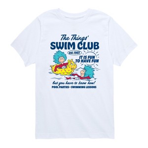 Boys' - Dr. Seuss - The Things Swim Club Short Sleeve Graphic T-Shirt - 1 of 4
