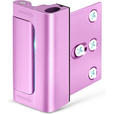 HANPURE Home Security Door Reinforcement Lock: Metal Door Locks for Front Door Locks for Kids Safety Child Proof Door Latch for Top Flip Extra Lock