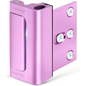 HANPURE Home Security Door Reinforcement Lock: Metal Door Locks for Front Door Locks for Kids Safety Child Proof Door Latch for Top Flip Extra Lock - 1 of 4