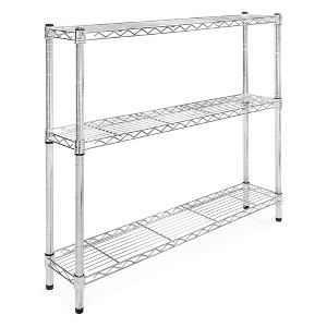Shelving.com Chrome Wire Shelving with 3 Tier Shelves - - 1 of 3