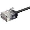 Monoprice Cat6 Ethernet Patch Cable - 5 Feet - Black | Stranded, 550MHz, UTP, Pure Bare Copper Wire, 32AWG  - Micro SlimRun Series - 3 of 4