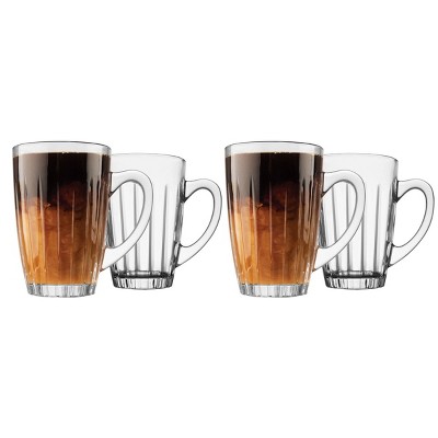 Godinger Silver 11 fl oz Set of 4 Relief Coffee Mugs