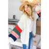 Women's Oversized Sweater Open Cardigan - Haptics - 2 of 4