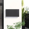 C Cattleya 2-Light Black Hardwired Aluminum LED Outdoor Wall Light - 2 of 4