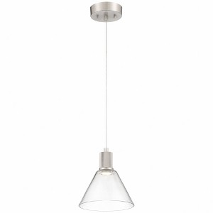 Access Lighting Port Nine 1 - Light Pendant in  Brushed Steel - 1 of 4