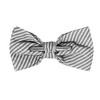 Jacob Alexander Men’s Seersucker Striped Pre-Tied Clip-On Bow Tie - 2 of 4