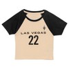 WNBA Las Vegas Aces Girls' Short Sleeve A'ja Wilson T-Shirt - 2 of 3