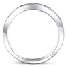 Pompeii3 1/2ct Diamond Princess Cut Channel Set Wedding Ring 10k White Gold - 3 of 4