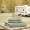 Nestl RV Queen Sheets, Super Soft 4PC Microfiber Sheet Set for Camper, Short Queen Sheets - 3 of 4
