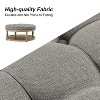 Illyria 36" Wide Transitional Tufted Round Cocktail Ottoman with Storage and Nailhead Trims for Bedroom and Living Room | ARTFUL LIVING DESIGN - 3 of 4