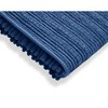 Home Mart Goods 2 Piece Set Blue Soft Cozy Plush Chenille Bath Mat Bathroom Rug - 4 of 4