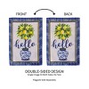 Hello Lemon Tree Burlap Garden Flag - 4 of 4