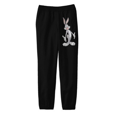 Looney Tunes Watercolor Bugs Bunny Youth Black Graphic Sweats