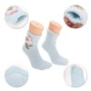 Unique Bargains Women's Comfortable Floral Sleep Cozy Socks 1 Pair - 3 of 4