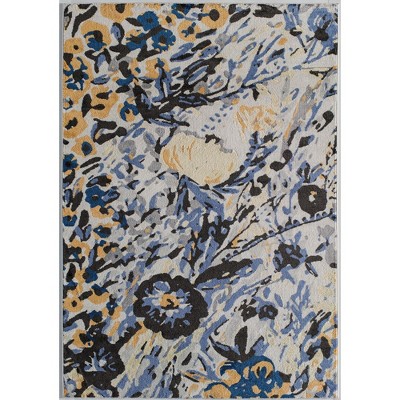 Rugs America Hanna Floral Transitional Area Rug