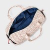 Girls' Quilted Floral Duffel Bag - art class™ Red - 3 of 4