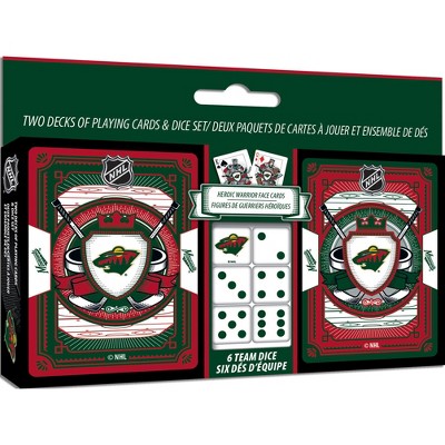 Masterpieces Officially Licensed Nhl Minnesota Wild 2-pack Playing ...