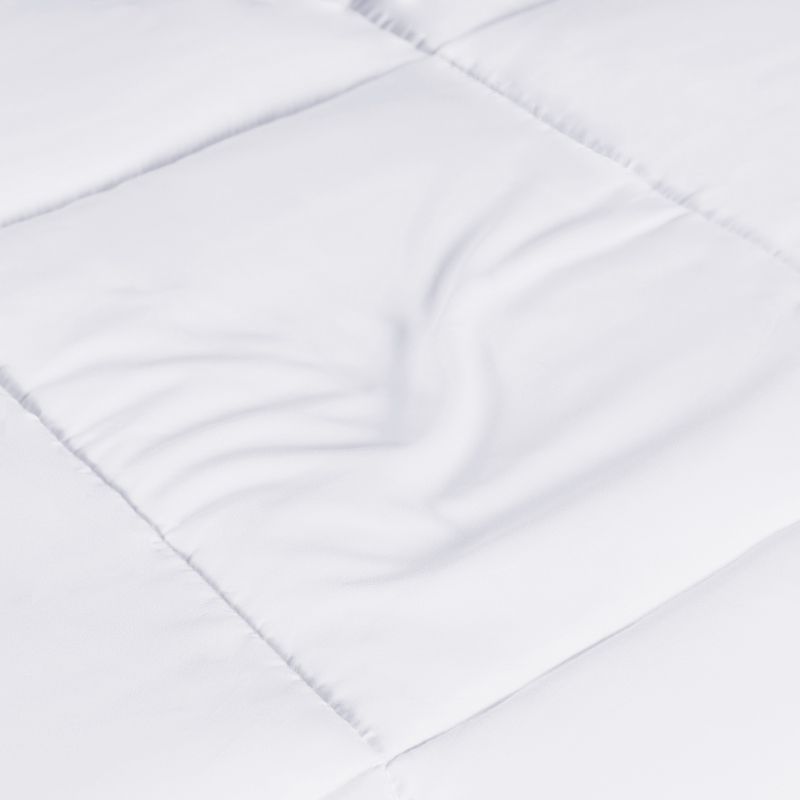 Brushed Microfiber Solid Comforter Reversible Medium Weight Down Alternative Bedding by Blue Nile Mills, 6 of 11