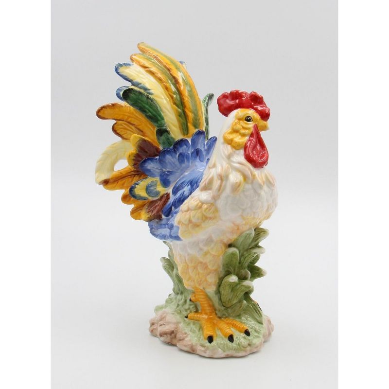Kevins Gift Shoppe Ceramic Blue Rooster Figurine, 5 of 7