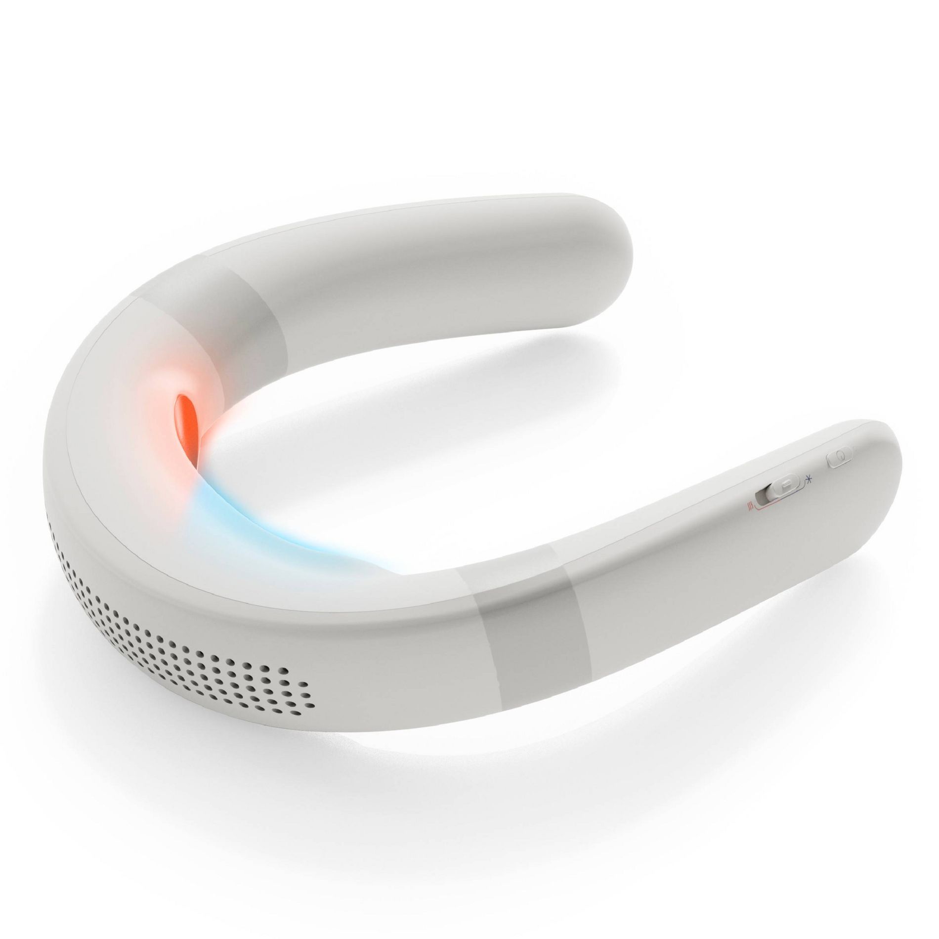 Sharper Image Cordless Cool and Heat Neckwear Device White