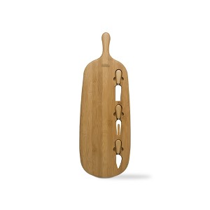 tagltd Cheeseboard And Utensils Set Bamboo Cutting Board - 1 of 3