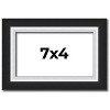 PosterPalooza | Photo Size Flat Silver Picture Frame - UV Acrylic, Foam Board Backing, Hanging Hardware - 2 of 4