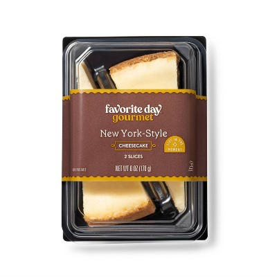 New York Style Cheesecake - 6oz/2ct - Favorite Day™
