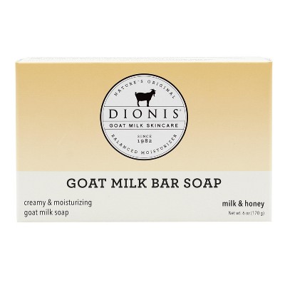 Dionis Goat Milk Bar Soap Milk & Honey, 6 oz.