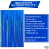 KatchOn, Iridescent Blue Streamers Backdrop - 3.2x8 Feet, Pack of 2 | Under The Sea Party Decor | Summer Party Decorations - 4 of 4