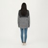 Anna-Kaci Women's Long Sleeve Color Block Knit Sweater with Textured Waffle and Marled Stitch Design - 4 of 4
