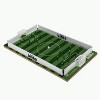 Binho Board Classic Board Game Green Turf Stripes Edition - 2-Player Fast-Paced Finger Flicker Pinball Family Games - Portable Tabletop Sports Set for - 2 of 4