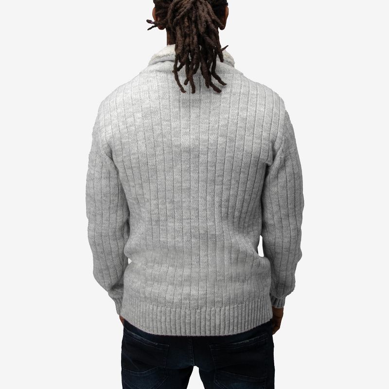 XRAY Men's Cable Knit Cowl Neck Sweater, 2 of 6