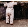 Girl Baby Flutter Sleeve Long Romper - City Mouse - 2 of 4