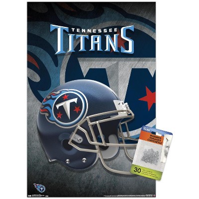 Trends International NFL Tennessee Titans - Helmet 18 Wall Poster, 22.375  x 34, Unframed Version